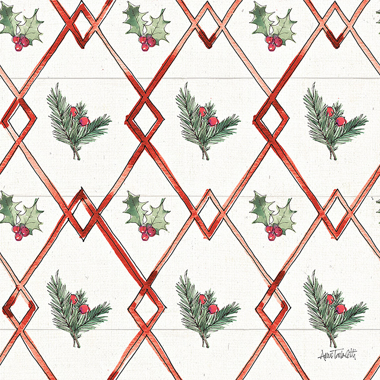 Modern Farmhouse Pattern IVA Christmas 48245 ArtPosters